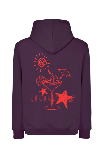 Bluza holiday glow śliwkowy