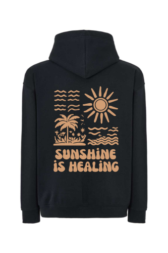 bluza sunshine is healing czarny