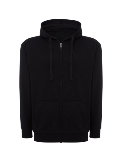 Bluza rozpinana z kapturem z logo firmy