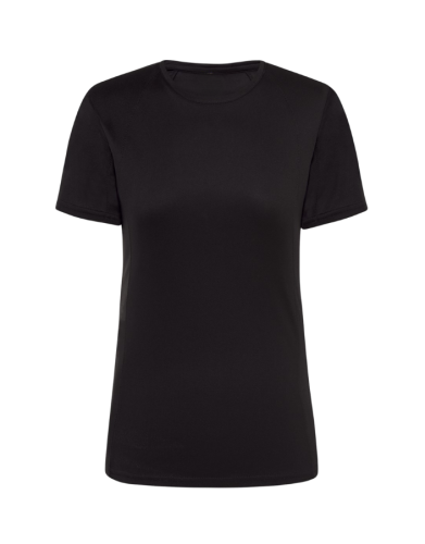 T-shirt sportowy damski z logo firmy