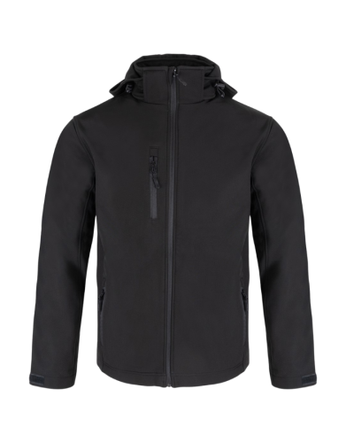 Kurtka softshell moontex z odpinanyn kapturem z logo firmy