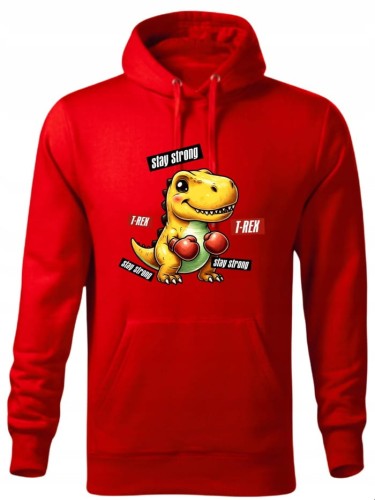Bluza-z-kapturem-DINOZAUR-Boks-T-REX-Sport-DINO