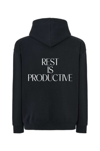bluza czarna rest is productive