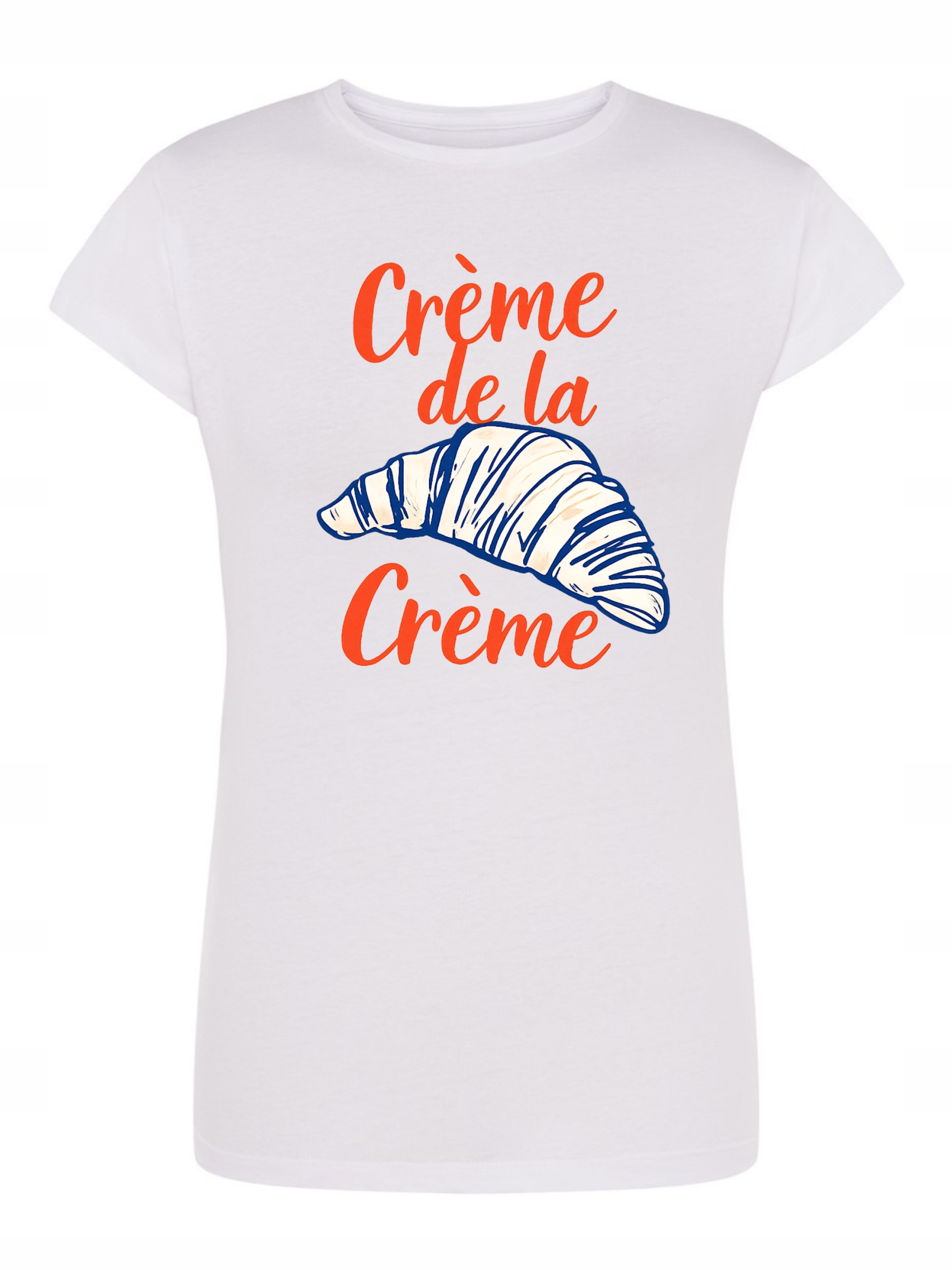 Koszulka-damska-T-shirt-CROISSANT-Paryz-FRANCJA-Rogalik-Creme-de-la-573.jpg