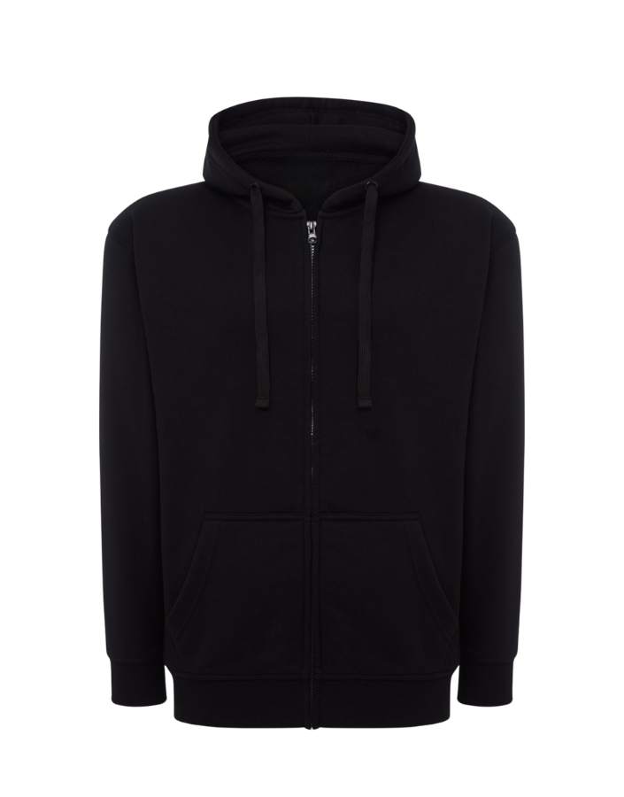 Bluza rozpinana z kapturem z logo firmy