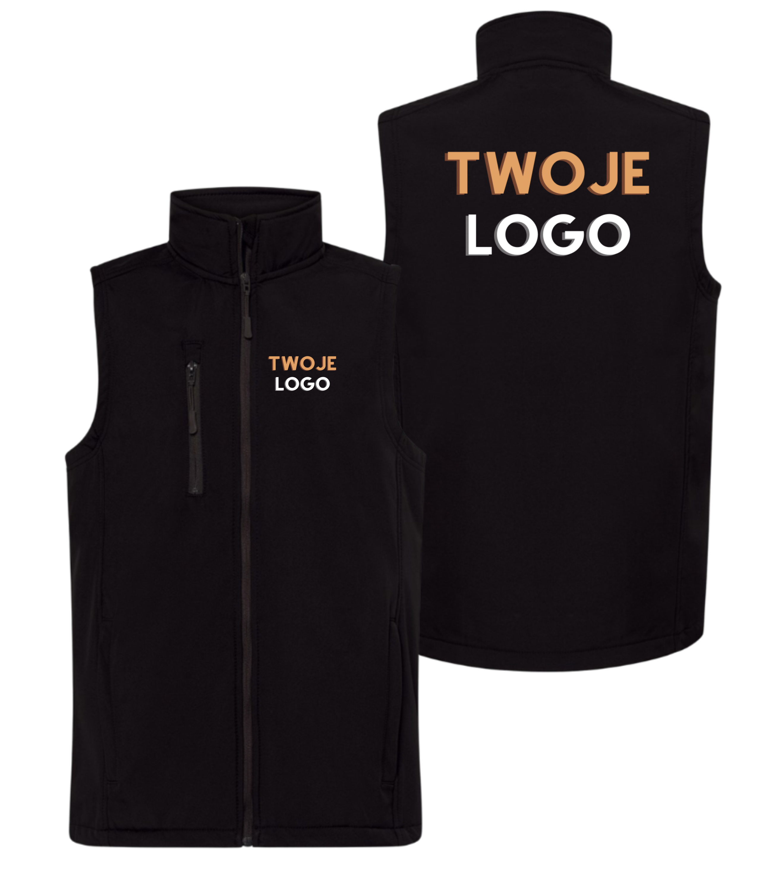 Kamizelka softshell z logo firmy