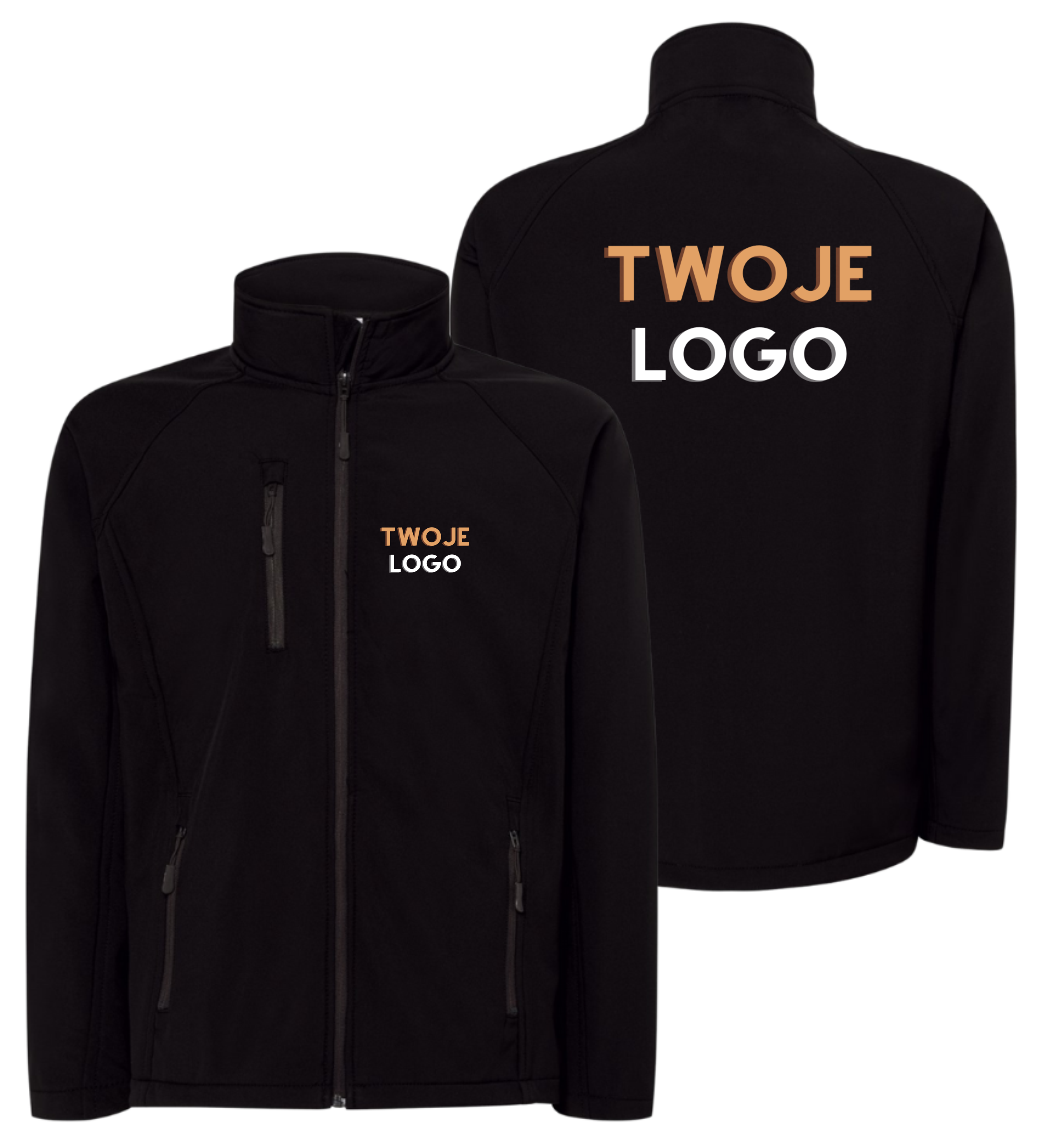 Kurtka softshell męska z logo firmy