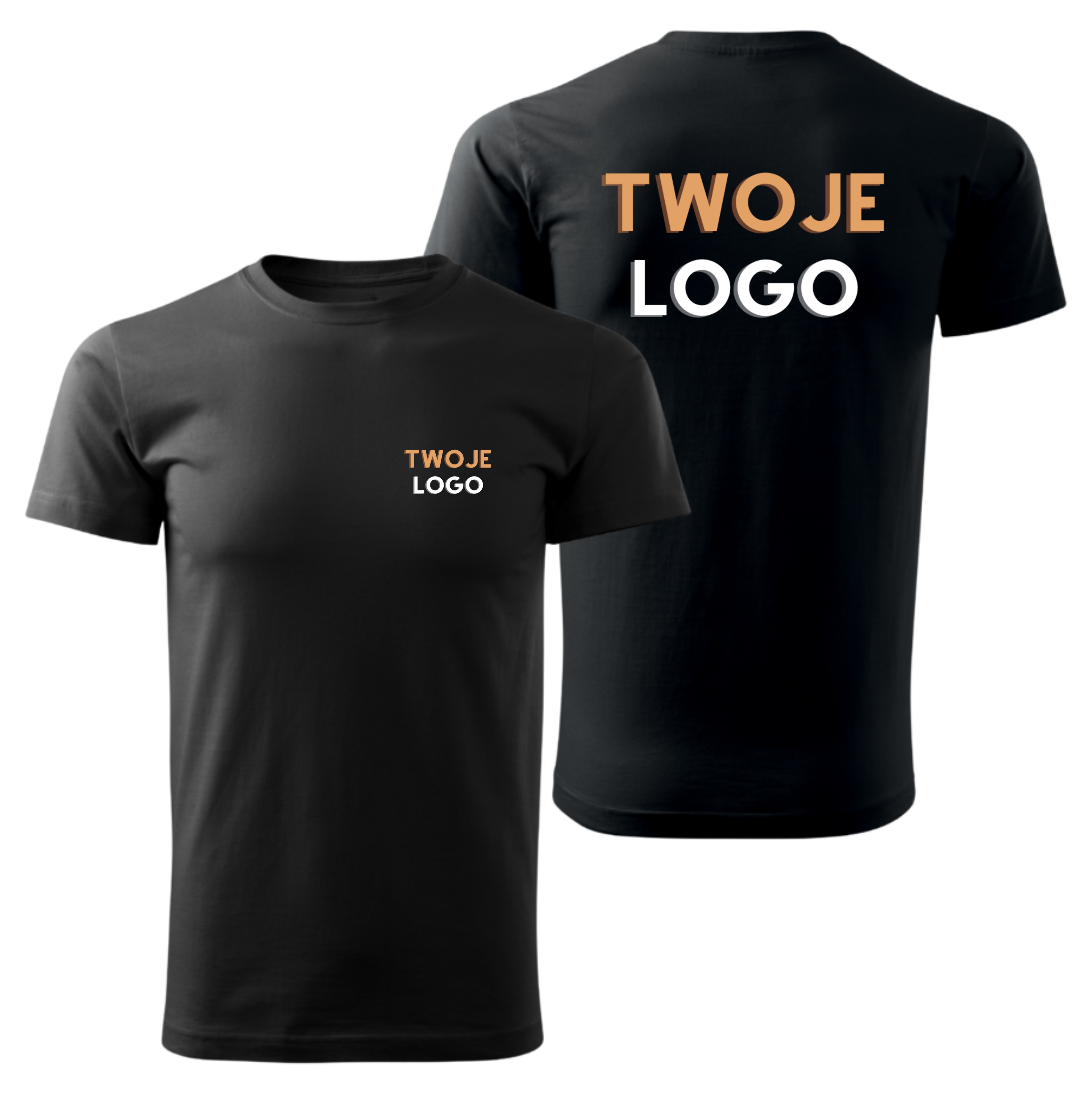 Koszulka męska premium z logo firmy