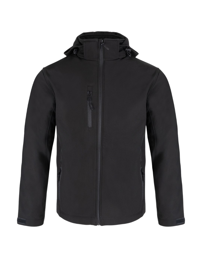 Kurtka softshell moontex z odpinanyn kapturem z logo firmy