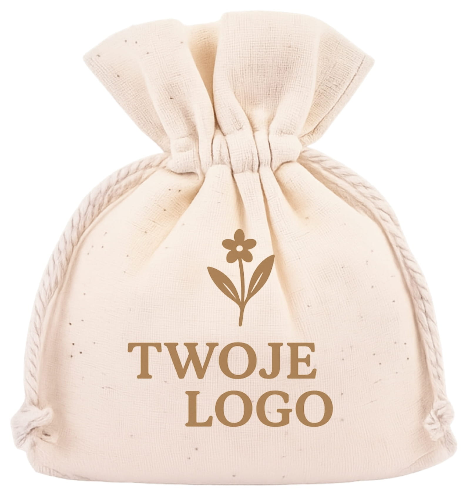 Woreczki bawełniane 9x12 z logo firmy