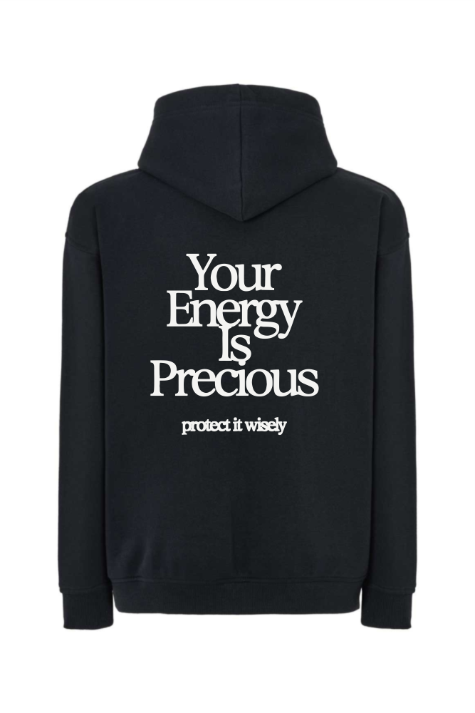 bluza czarna protect your energy