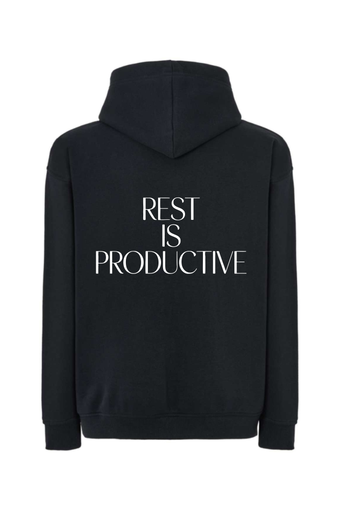 bluza czarna rest is productive
