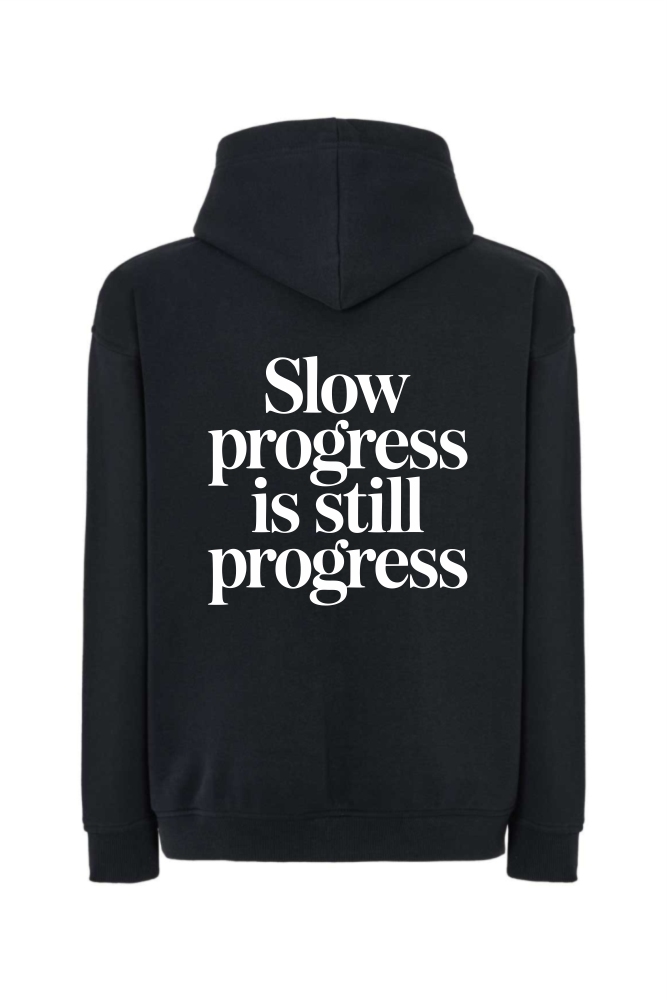 bluza czarna slow progress