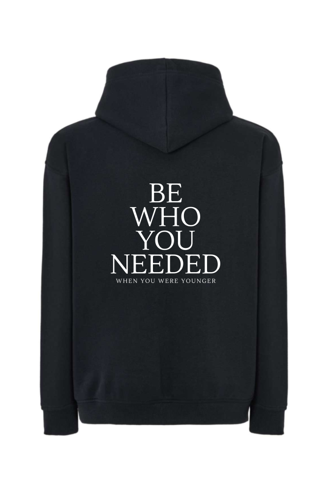 bluza czarna oversize Be Who You Needed.png