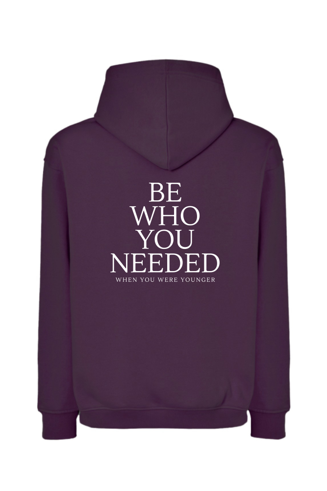 bluza śliwkowa oversize Be Who You Needed.png